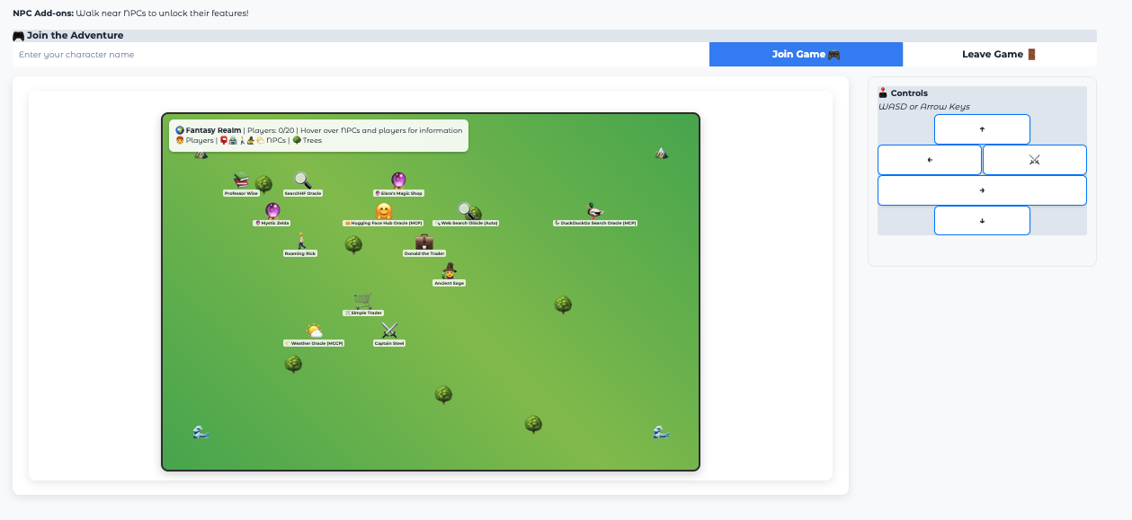 MMORPG UI Screenshot